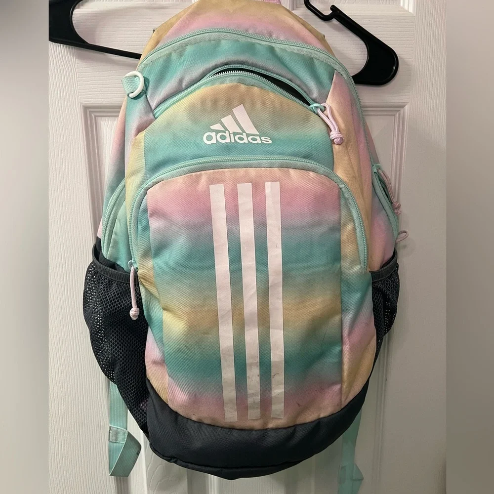 Adidas Pastel Tie-Dye Backpack - Picture 2 of 5